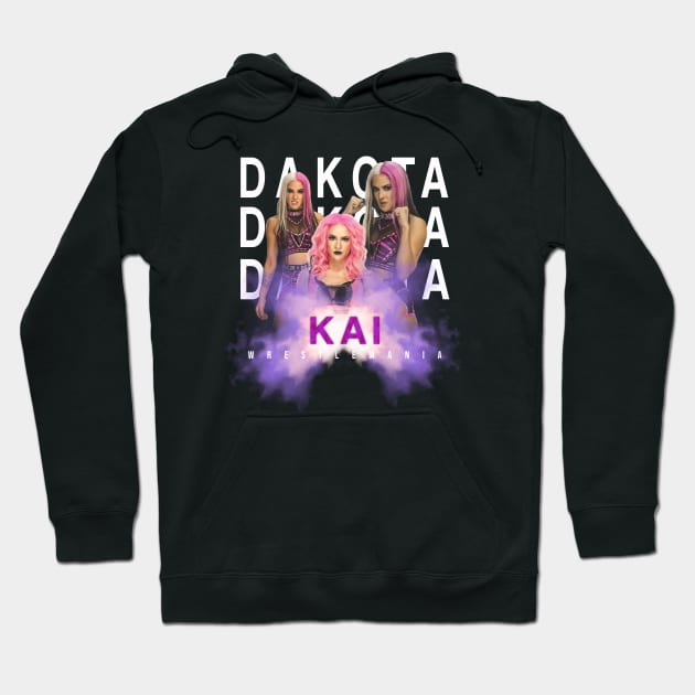 WOMEN WRESTLE DAKOTA Hoodie by rootrider88